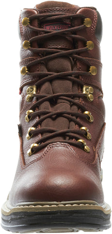 Wolverine Buccaneer 8" Waterproof Contour Welt Mens Brown Work Boots
