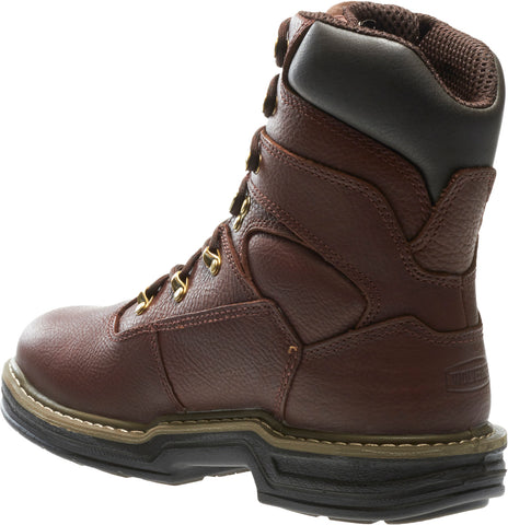 Wolverine Buccaneer 8" Waterproof Contour Welt Mens Brown Work Boots
