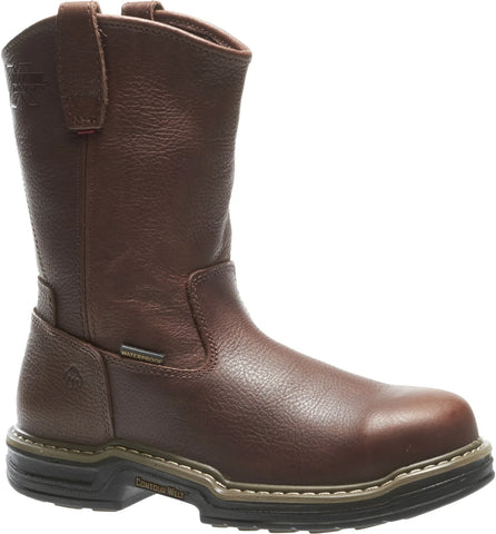Wolverine Buccaneer Well Waterproof Mens Brown Wide Work & Safety Boots