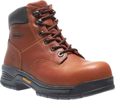 Wolverine Harrison Steel Toe 6" W04904 Mens Brown Leather Work & Safety Boots