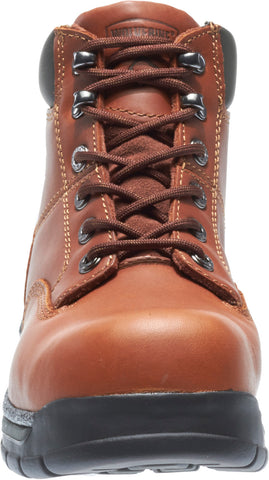 Wolverine Harrison Steel Toe 6" W04904 Mens Brown Leather Work & Safety Boots