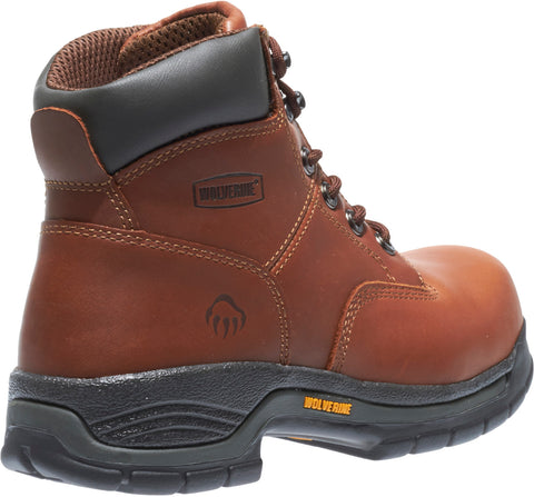 Wolverine Harrison Steel Toe 6" W04904 Mens Brown Leather Work & Safety Boots