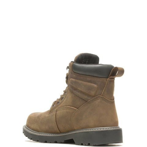 Wolverine Floorhand Waterproof Insulated Steel Toe 6" Mens Brown Work Boots