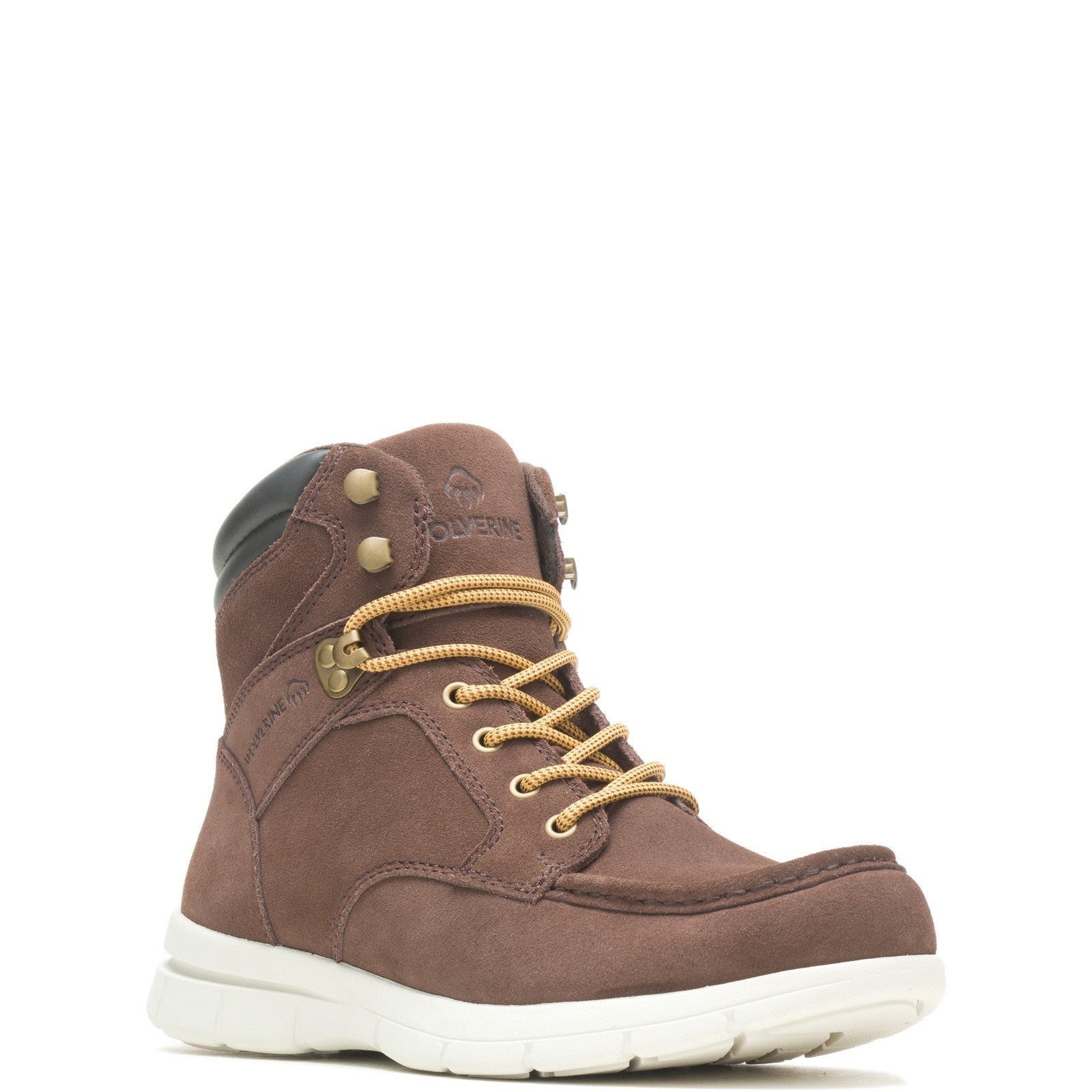 Wolverine Karlin W080094 Mens Brown Leather Lace Up Work