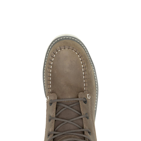 Wolverine Trade Wedge 6" W080144 Mens Gray Wide Leather Lace Up Work Boots