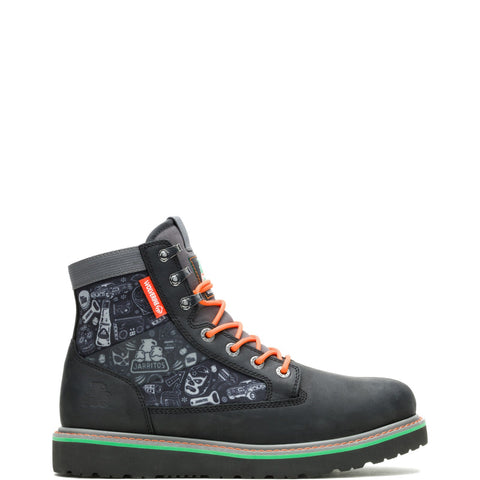 Wolverine Trade Wedge Unlined Jarritos 6" Mens Black Work & Safety Boots