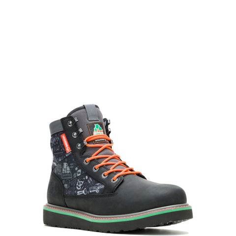 Wolverine Trade Wedge Unlined Jarritos 6" Mens Black Work & Safety Boots