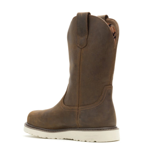 Wolverine Bronc Wedge JD WP Steel Toe 10" Mens Brown Work & Safety Boots