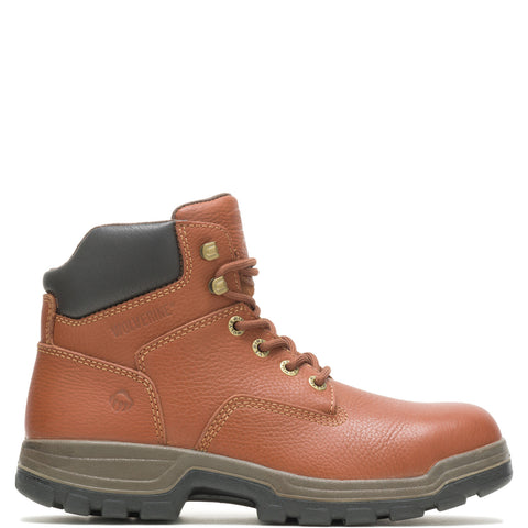 Wolverine 6" Direct Attach Waterproof W08308 Mens Brown Work & Safety Boots