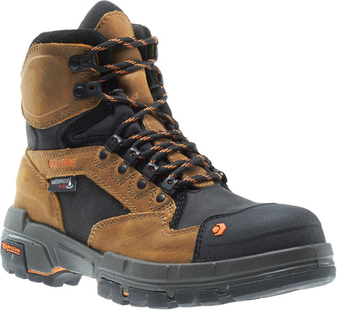 Wolverine Legend Durashocks WP CarbonMax 6" Mens Brown Work & Safety Boots
