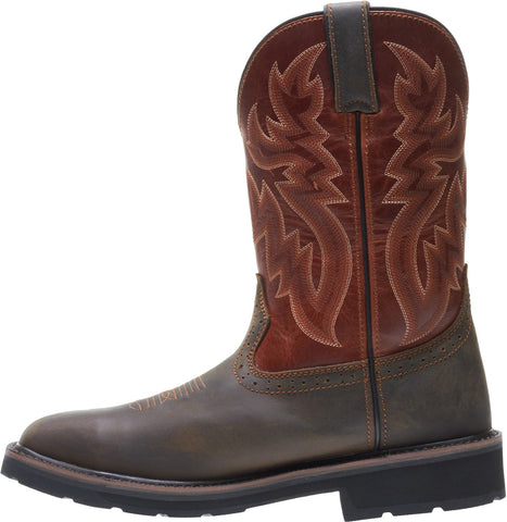 Wolverine Rancher WP Steel Toe Wellington 10" Mens Brown Work & Safety Boots