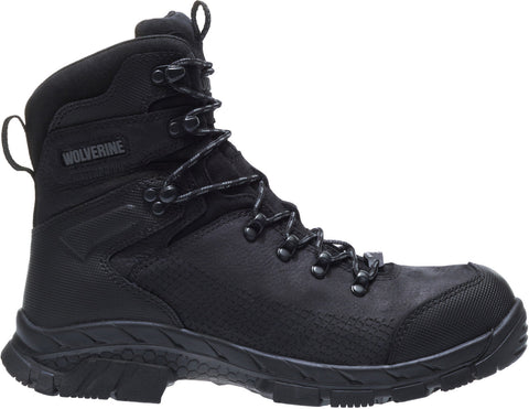 Wolverine Glacier Xtreme Waterproof Composite Toe W10885 Mens Black Work Boots