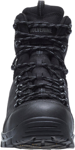 Wolverine Glacier Xtreme Waterproof Composite Toe W10885 Mens Black Work Boots