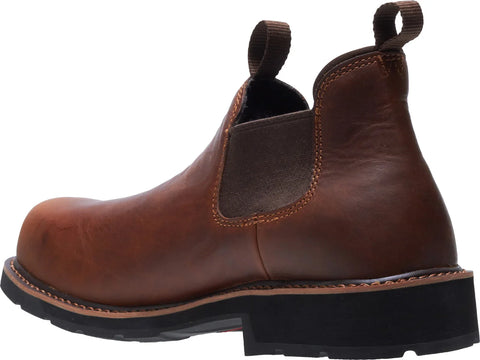 Wolverine Rancher Romeo Steel Toe Mens Brown Wide Work & Safety Boots
