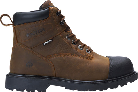 Wolverine Rig Steel Toe Waterproof W191081 Mens Brown Work & Safety Boots