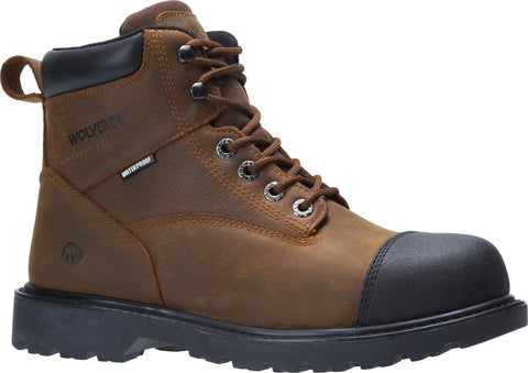 Wolverine Rig Steel Toe Waterproof W191081 Mens Brown Work & Safety Boots