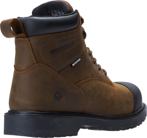 Wolverine Rig Steel Toe Waterproof W191081 Mens Brown Work & Safety Boots