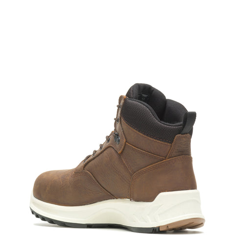 Wolverine Shiftplus LX Dsprg WP CarbonMax Mid Mens Brown Wide Work Boots