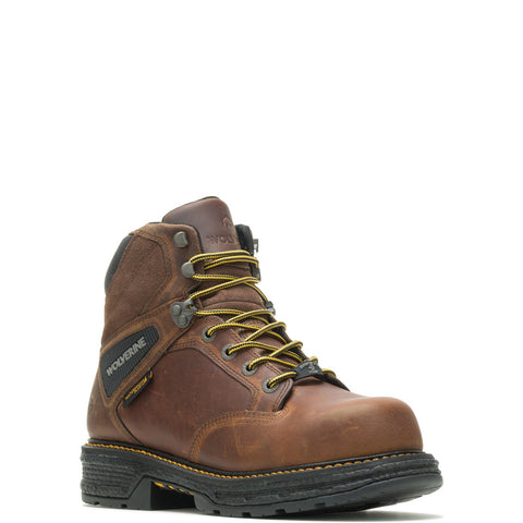Wolverine Hellcat Ultraspring Waterproof CarbonMax Mens Brown Work Boots
