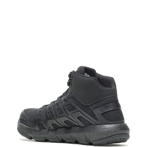 Wolverine Rev Vent DuraShocks FLX CarbonMax Mid Mens Black Work Boots