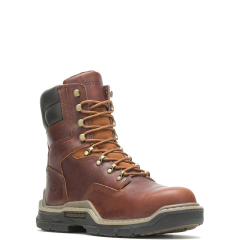 Wolverine Raider Durashocks 8" W210061 Mens Brown Wide Leather Work Boots