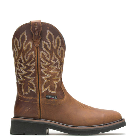 Wolverine Rancher Waterproof Steel Toe W211114 Mens Brown Leather Work Boots