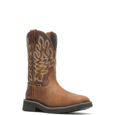 Wolverine Rancher Waterproof Steel Toe W211114 Mens Brown Leather Work Boots