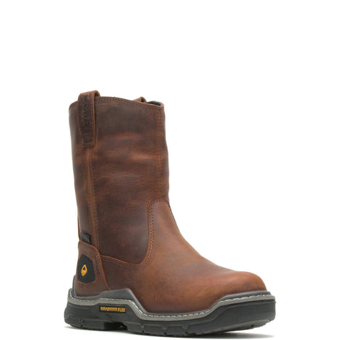 Wolverine Raider DuraShocks WP Insulated CarbonMax Mens Brown Wide Boots
