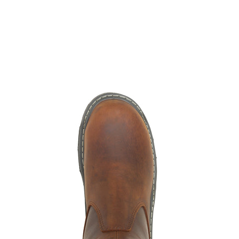 Wolverine Raider DuraShocks WP Insulated CarbonMax Mens Brown Wide Boots