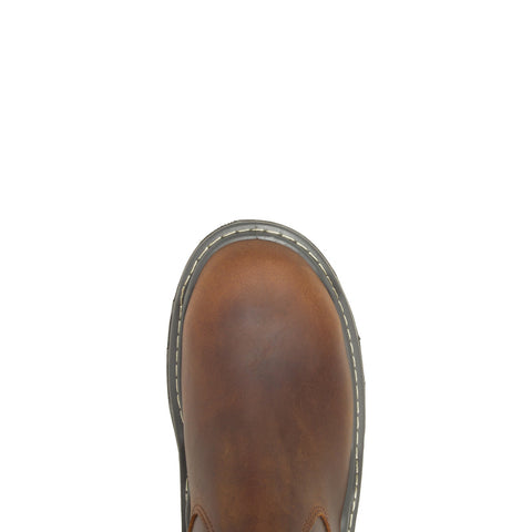 Wolverine Raider DuraShocks Waterproof Composite Toe Mens Brown Work Boots