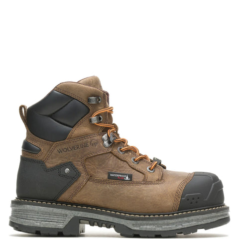 Wolverine Hellcat Ultraspring WP CarbonMax Composite Toe Mens Brown Boots