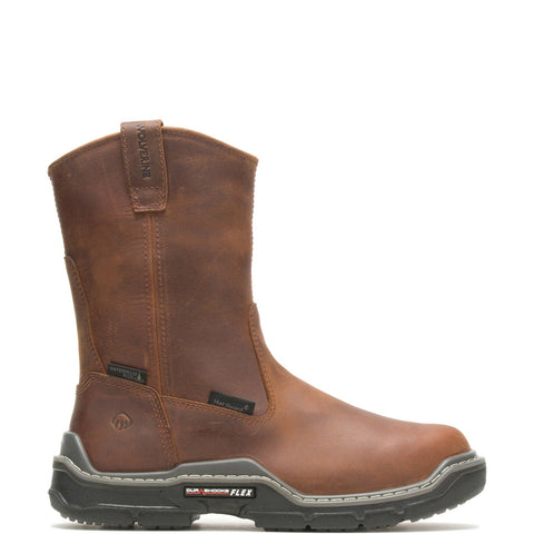 Wolverine Raider Durashocks Metguard Waterproof Mens Brown Work Boots