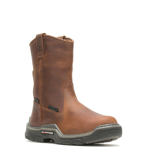 Wolverine Raider Durashocks Metguard Waterproof Mens Brown Work Boots