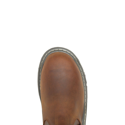 Wolverine Raider Durashocks Metguard Waterproof Mens Brown Wide Work Boots
