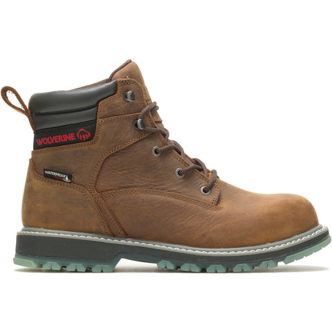 Wolverine Floorhand LX 6" Mens Brown Extra Wide Work & Safety Boots