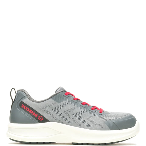 Wolverine Bolt Knit DS DuraSpring CarbonMax Mens Gray Wide Work Shoes