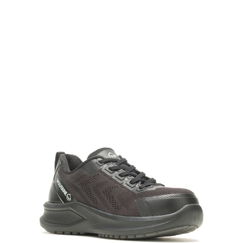 Wolverine Bolt Knit DuraShocks CarbonMax Toe Womens Black Work Shoes