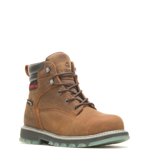 Wolverine Floorhand LX Waterproof Steel Toe 6" Mens Brown Work & Safety Boots