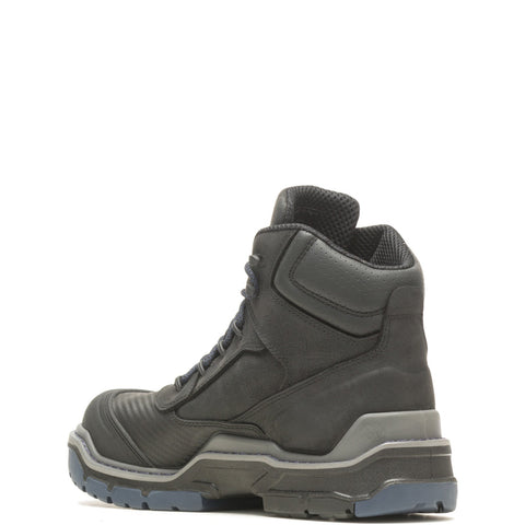Wolverine Raider DuraShocks Shield CarbonMax 6" Mens Black Wide Work Boots
