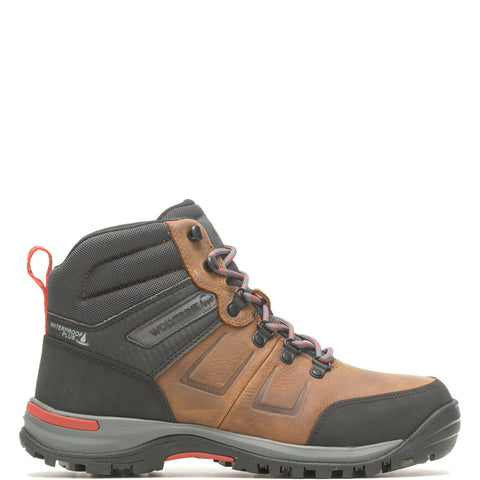 Wolverine Chisel 2 Waterproof Steel Toe 6" W231044 Mens Brown Work Boots