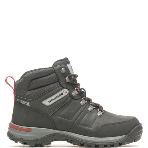 Wolverine Chisel Steel-Toe 6" W231045 Mens Black Leather Work & Safety Boots