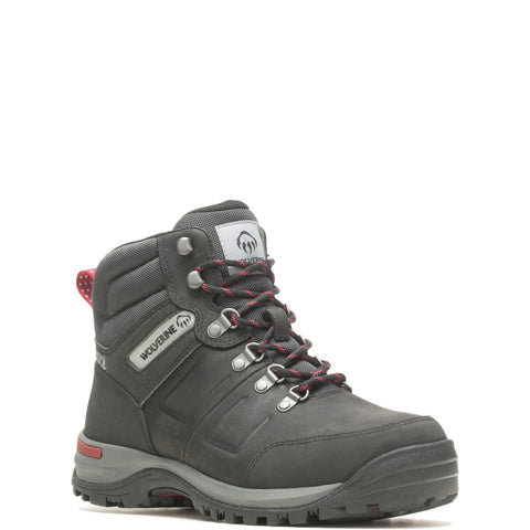 Wolverine Chisel Steel-Toe 6" W231045 Mens Black Leather Work & Safety Boots