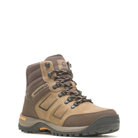 Wolverine Chisel 2 Waterproof Steel Toe 6" Mens Brown Work & Safety Boots