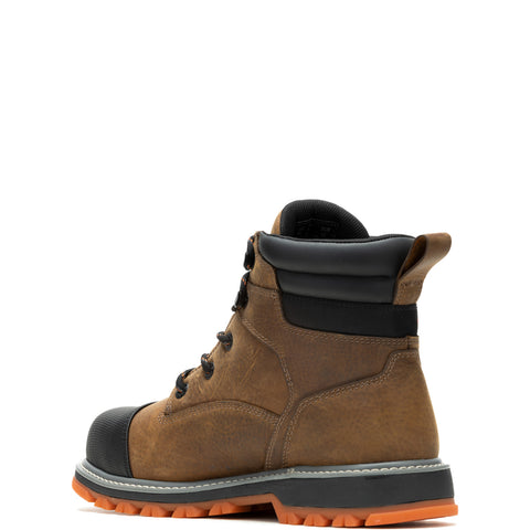 Wolverine Floorhand LX Cap Toe WP Steel Toe 6" Mens Brown Extra Wide Work Boots