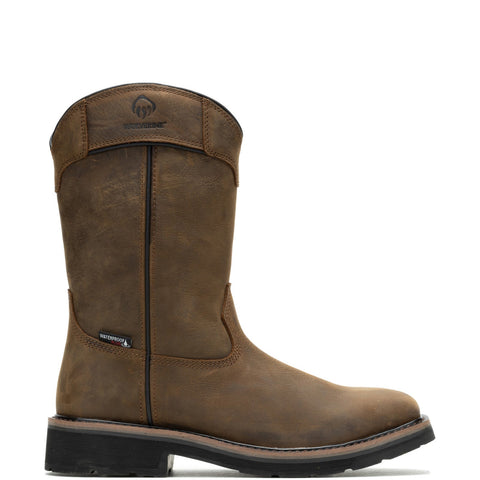 Wolverine Rancher Pull Tab Waterproof Mens Brown Wide Work & Safety Boots