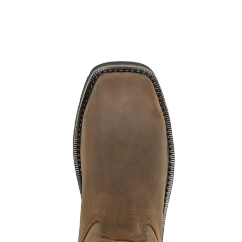Wolverine Rancher Pulltab Waterproof W230053 Mens Brown Leather Work Boots