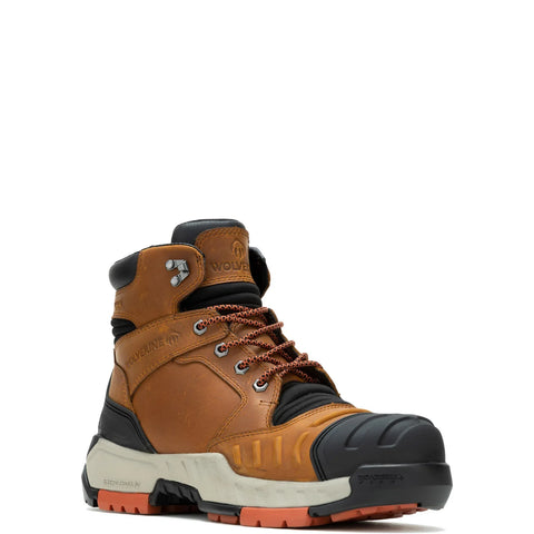 Wolverine DuraShocks Torque FLX WP CarbonMax Mens Brown Work & Safety Boots