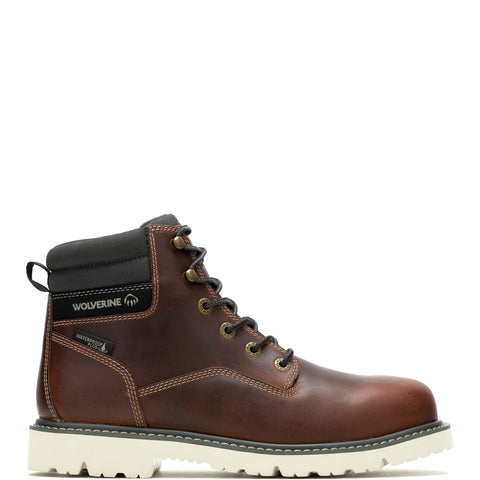 Wolverine Revival Waterproof 6" W240006 Mens Brown Work & Safety Boots