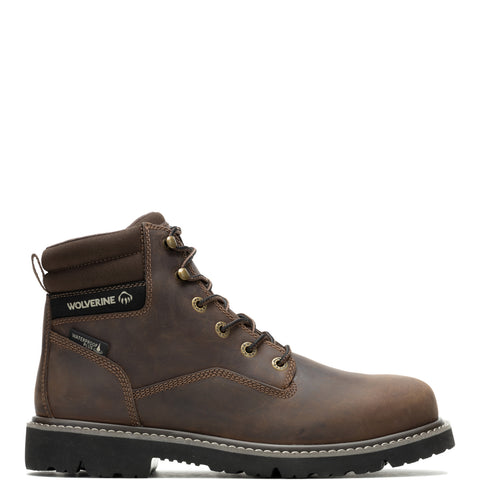 Wolverine Revival Waterproof 6" W240007 Mens Brown Wide Work & Safety Boots