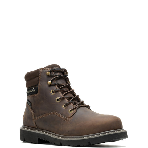 Wolverine Revival Waterproof 6" W240007 Mens Brown Wide Work & Safety Boots